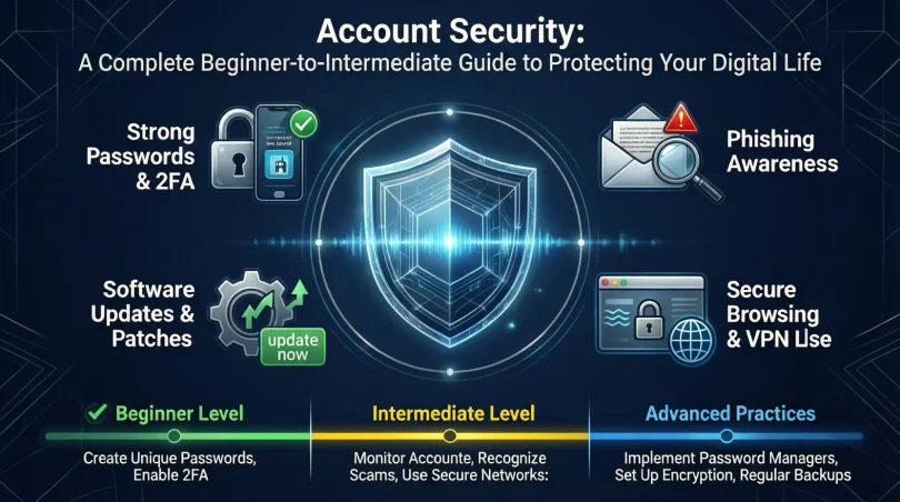 account security a complete beginner-to-intermediate guide to protecting your digital life