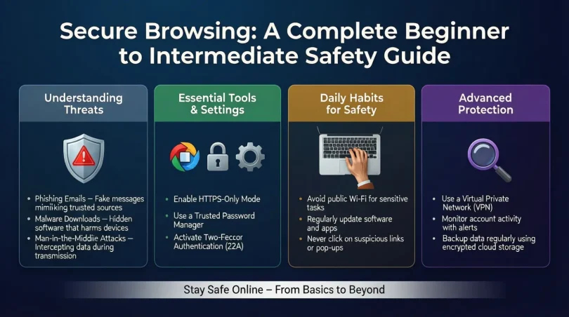 secure browsing a complete beginner to intermediate safety guide